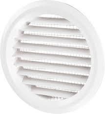 Решетка вентиляционная круглая белая МВ 100бВс VENTS