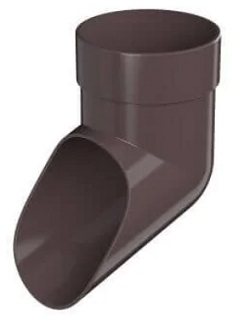 Слив трубы Оптима (темно-коричневый) 120/80 мм Технониколь