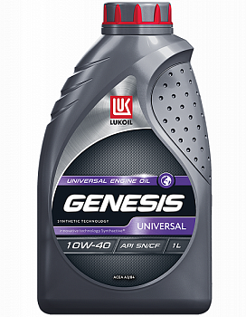 Масло моторное полусинтетическое Лукойл Genesis Universal 10W40 1 л