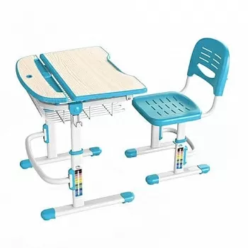Детский комплект мебели C302-B, голубой (парта+стул)