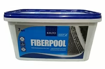 Мастика гидроизоляционная Kiilto Fiberpool, 7 кг