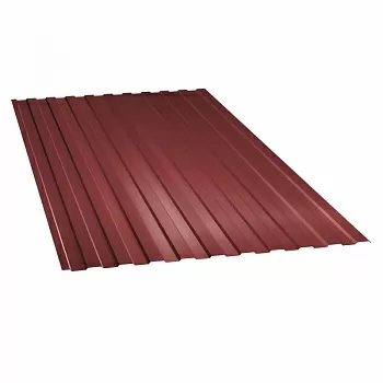Лист профилированный С-8 0.4x1150x2000 RAL 3005 (красное вино)