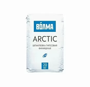Шпатлевка гипсовая финишная ВОЛМА Arctic 20 кг