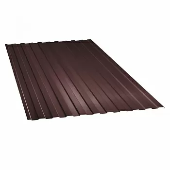 Лист профилированный С-8 0.4x1150x2000 RAL 8017 (коричневый шоколад)