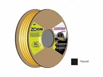 Уплотнитель D 21x17мм черный ZOOM CLASSIC