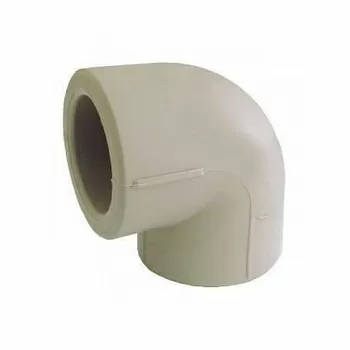 Отвод ПП 90 гр. 20 мм, серый, VALFEX
