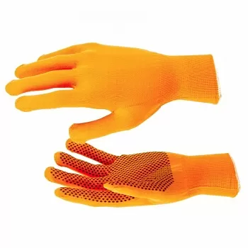 Перчатки нейлон точка XL 13 класс оранжевые