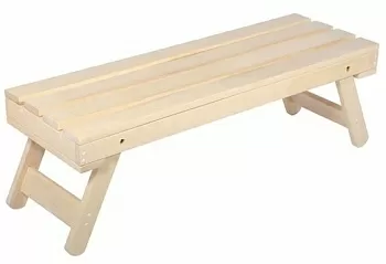 Лавочка складная 130х44x43 см Банные штучки