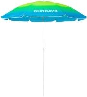 Зонт пляжный складной, Sundays HYB1811 зеленый/синий