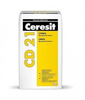 Смесь для выравнивания и ремонта бетона Ceresit CD21, 25кг