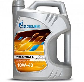 Масло моторное полусинтетическое Gazpromneft Premium L 10W40 5 л