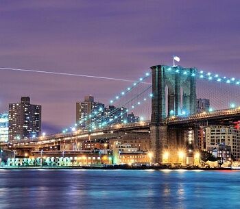 Фотообои 067 GreenBerry Бруклинский мост 3.10x2.70м