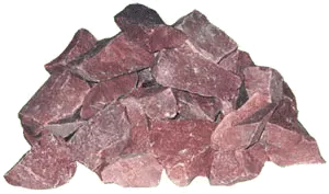 Камни малиновый кварцит колотый (кор.) 20кг РБ