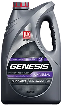 Масло моторное полусинтетическое Лукойл Genesis Universal SAE 5W40 4 л