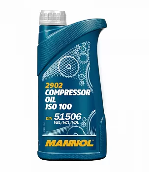 Масло компрессорное минеральное Mannol Compressor Oil ISO 100 1 л