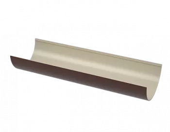 Желоб водосточный 125 мм, 3 м (коричневый глянец) Технониколь