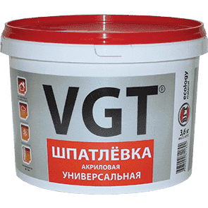 Шпатлевка универсальная VGT, 1 кг