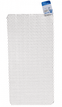 Лист алюминиевый декоративный просечно-вытяжной (ПВЛ), 0.8х500х1000мм, белый, TR10