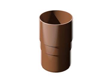 Муфта водосточной трубы (коричневый) Технониколь