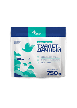 Биоактиватор ТУАЛЕТ ДАЧНЫЙ 750л (30 гр)