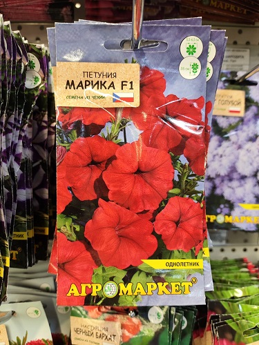 Петуния гибридная Марика F1, 7шт Агромаркет