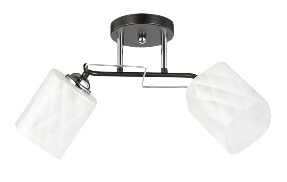 Светильник НПБ 02-2x60-101 6200/2 черный/хром Айтин-Про