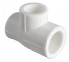 Тройник полипропиленовый редукционный 25x20x20 мм VALTEC