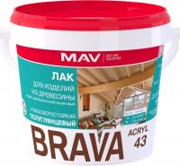 Лак акриловый для изделий из древесины ACRYL 43 SP, BRAVA