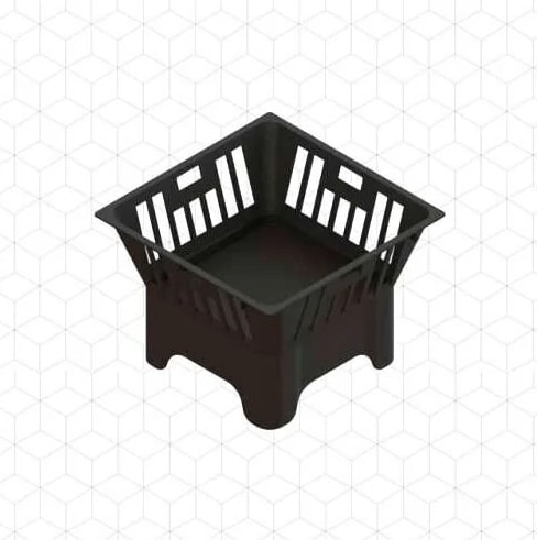 Корзина для дождеприемника ДП-25.25-ПП пластиковая Standartpark 6819