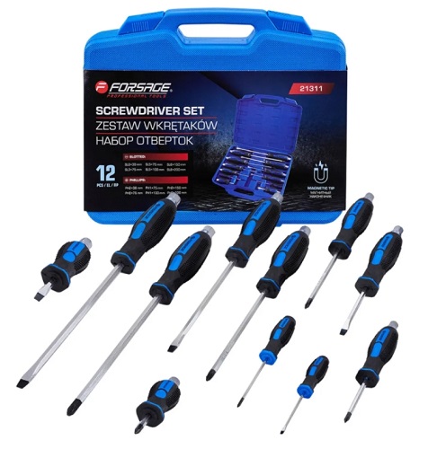 Набор отверток ударных Forsage F-21311 (12 предметов)