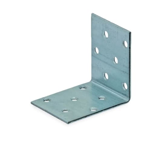 Уголок крепежный равносторонний EKT 50x50x40x2,0 мм KUR-50-40