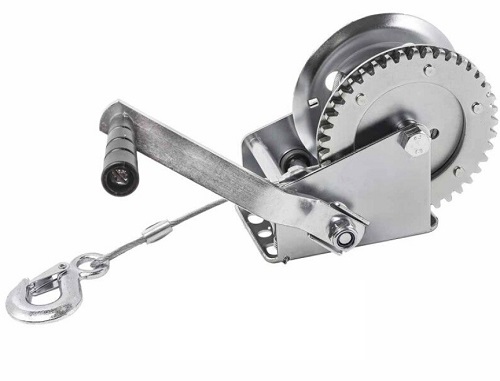 Лебедка ручная барабанная (стальной трос) 540кг Rockforce RF-KB-S-1200