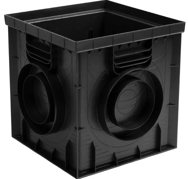 Дождеприемник L пластиковый 300х300 Ecoteck (черный)