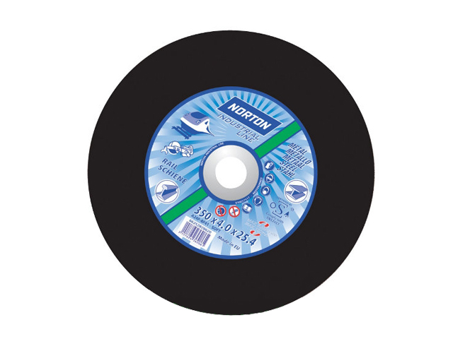 Круг отрезной 350х4.0x25.4 мм для ж/д рельс Industrial line NORTON