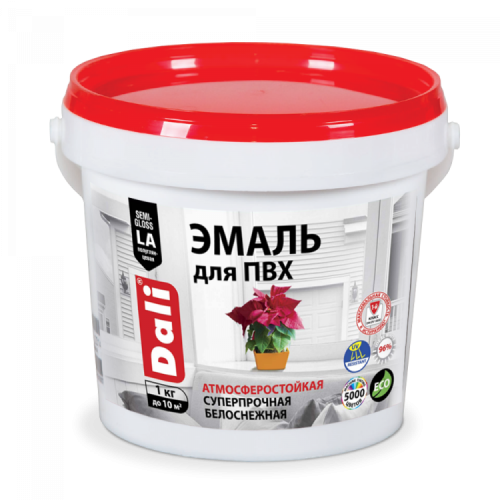 Эмаль акриловая для ПВХ DALI, 1 кг