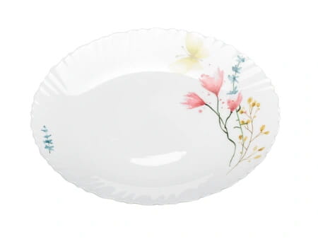 Тарелка десертная стеклокерамика 24 см  CZ CONTACT 232-62018