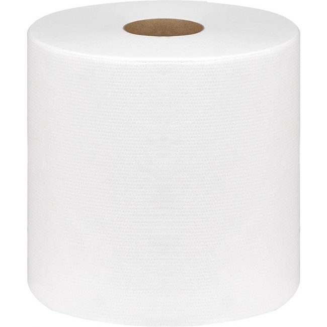 Полотенца бумажные 1-слойные, 1 рулон 200м Clean 1000