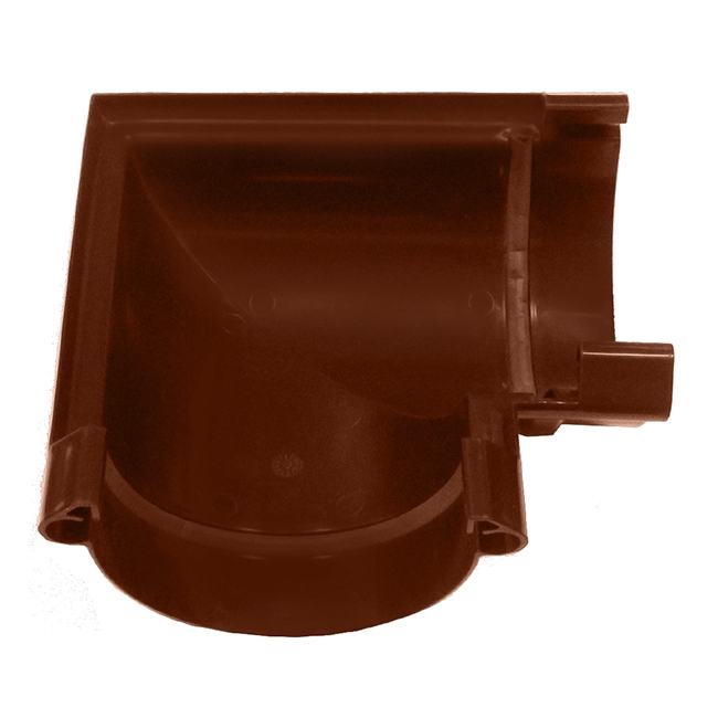 Угол желоба Murol 90° 130 мм коричневый Имидж