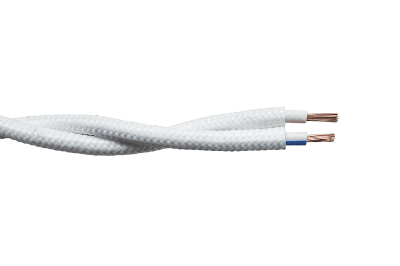 Провод витой 2x1.5 белый