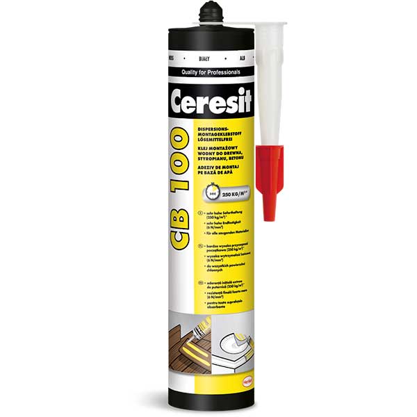 Клей монтажный CB 100, белый 400 гр Ceresit