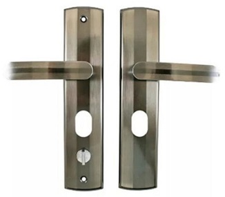 Ручки на планке РН-СТ217-R для металлических дверей (правые) Стандарт 