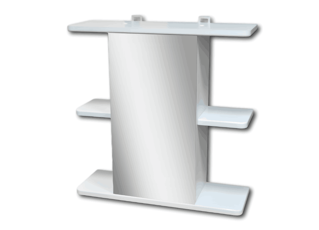 Шкаф настенный Гамма 10 правый (белый)