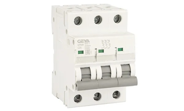 Автоматический выключатель GYM8 3P 40А C 4.5кА, GEYA GYM83P40C