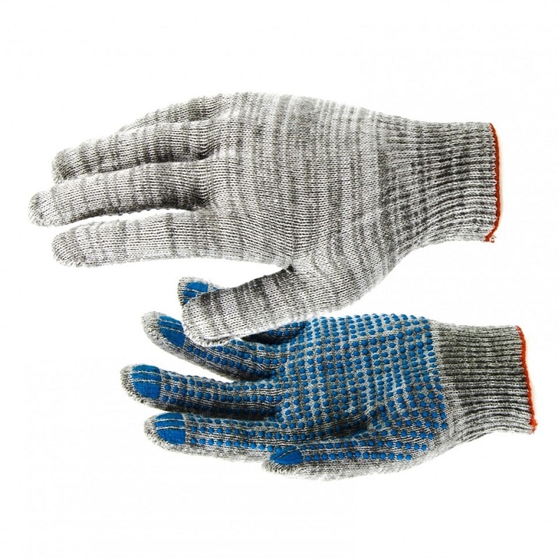 Перчатки трикотажные ПВХ-покрытие 