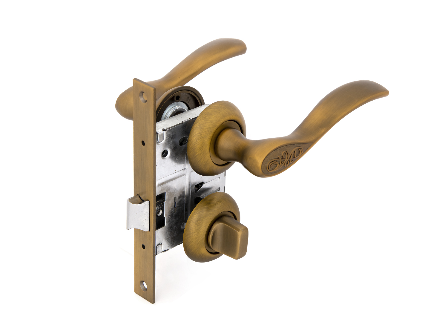 Дверная ручка FZ SET 12L 170 BK COFFEE Фабрика замков