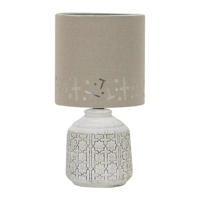 Светильник настольный 362 Шипибо белый E14 Lucia