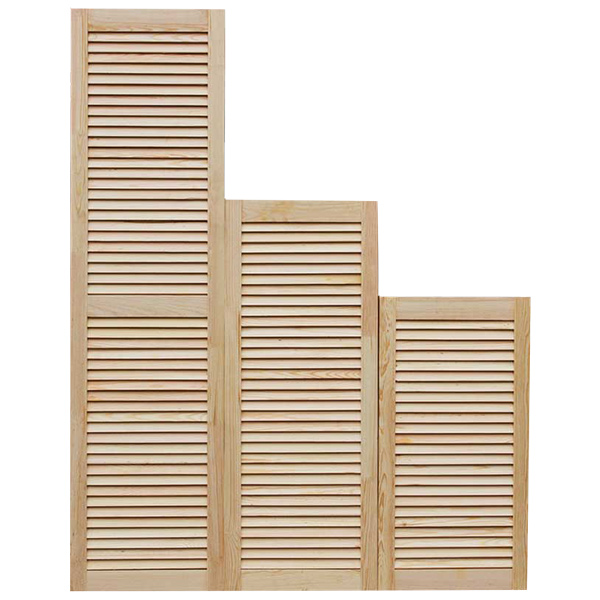 Дверца жалюзийная (хвоя) 993x394х20мм, ExpoDrev