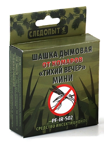 Шашка дымовая от комаров Тихий вечер Мини Следопыт