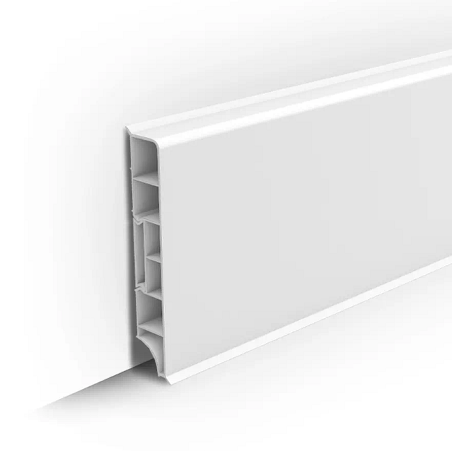 Плинтус прямоугольный 80 мм 