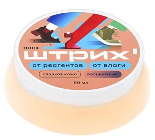 Воск для гладкой кожи, бесцветный, 80мл ШТРИХ